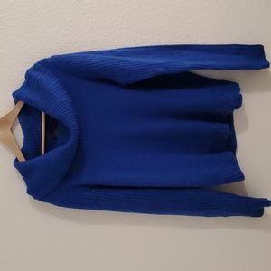 ❄️FADED GLORY Blue Turtleneck/Cowelneck Sweater